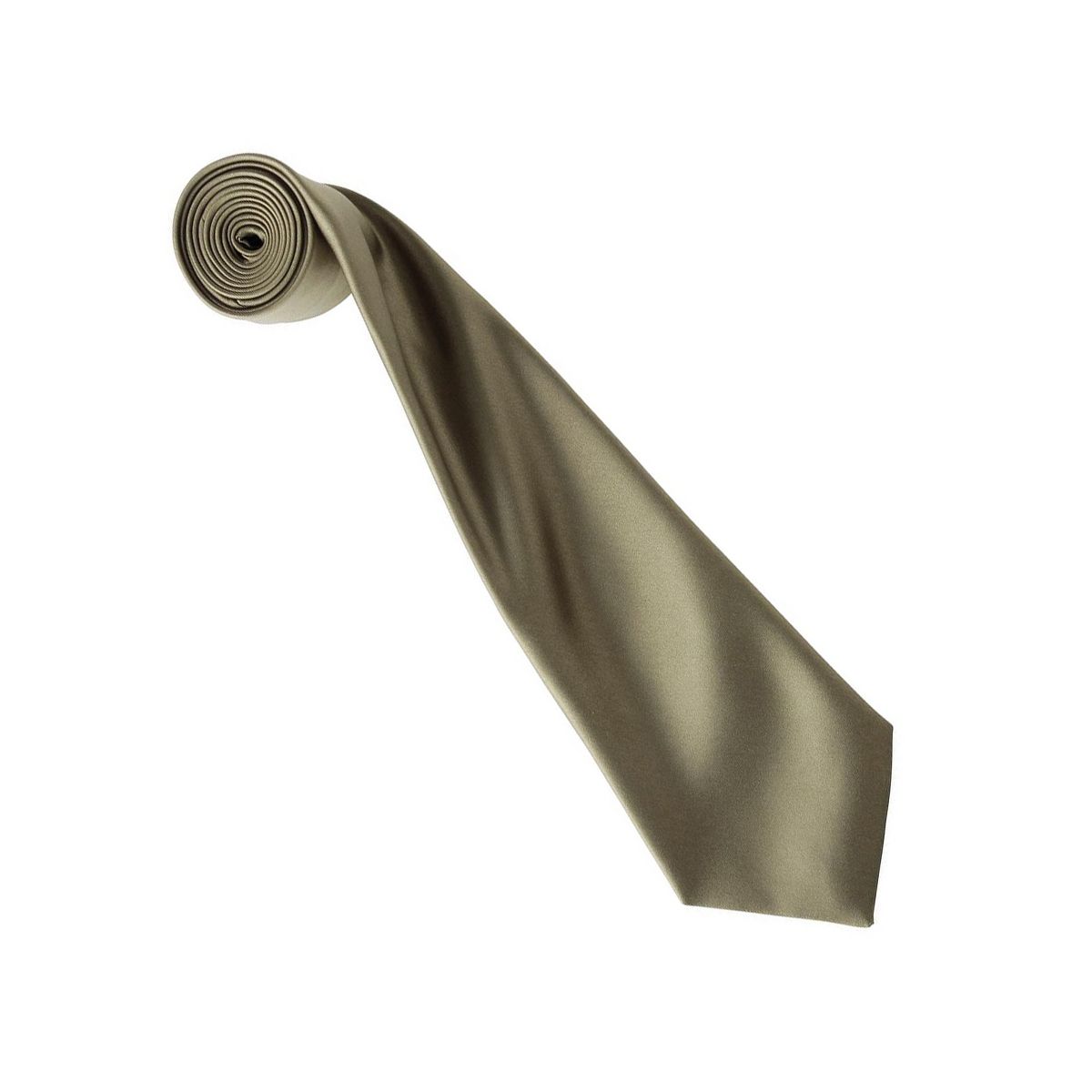 Elegante Satin-Krawatte im Schmalschnitt