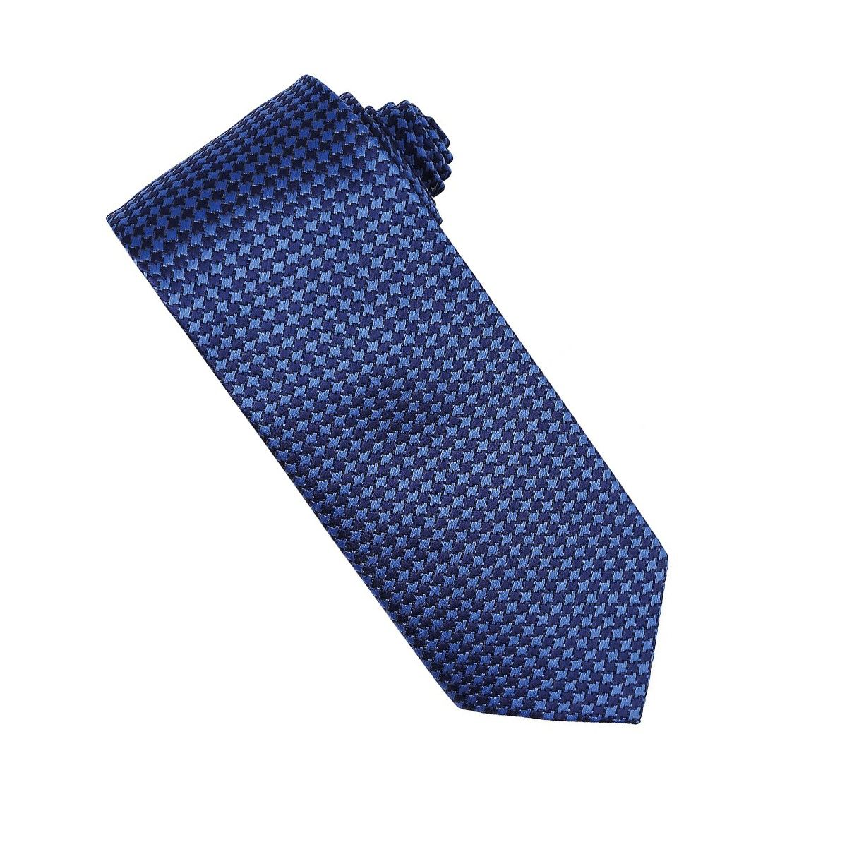 Elegante Krawatte mit Mikro-Hahnentrittmuster