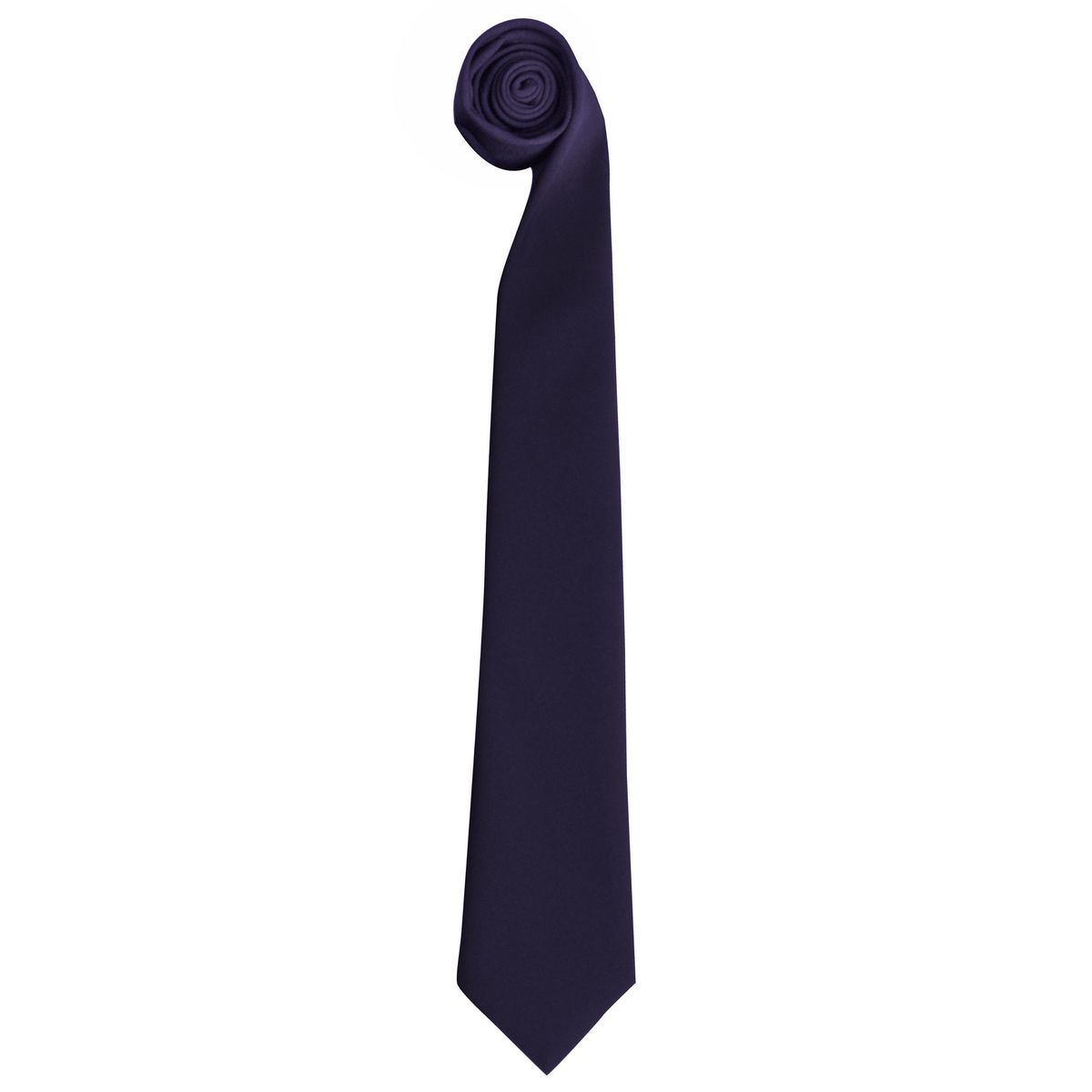 Klassische einfarbige Krawatte mit Satin-Finish