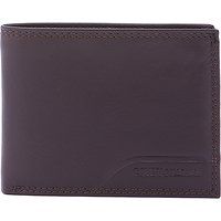 Klassisches Leder-Bifold-Portemonnaie