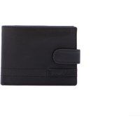Klassischer Leder-Bifold mit Druckknopf