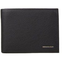 Klassische Bifold-Geldbörse aus genarbtem Leder