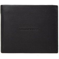 Schlichte Bifold-Geldbörse mit Logo-Prägung