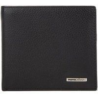 Klassische Bifold-Geldbörse aus genarbtem Leder