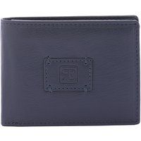 Klassische Echtleder-Brieftasche im Querformat