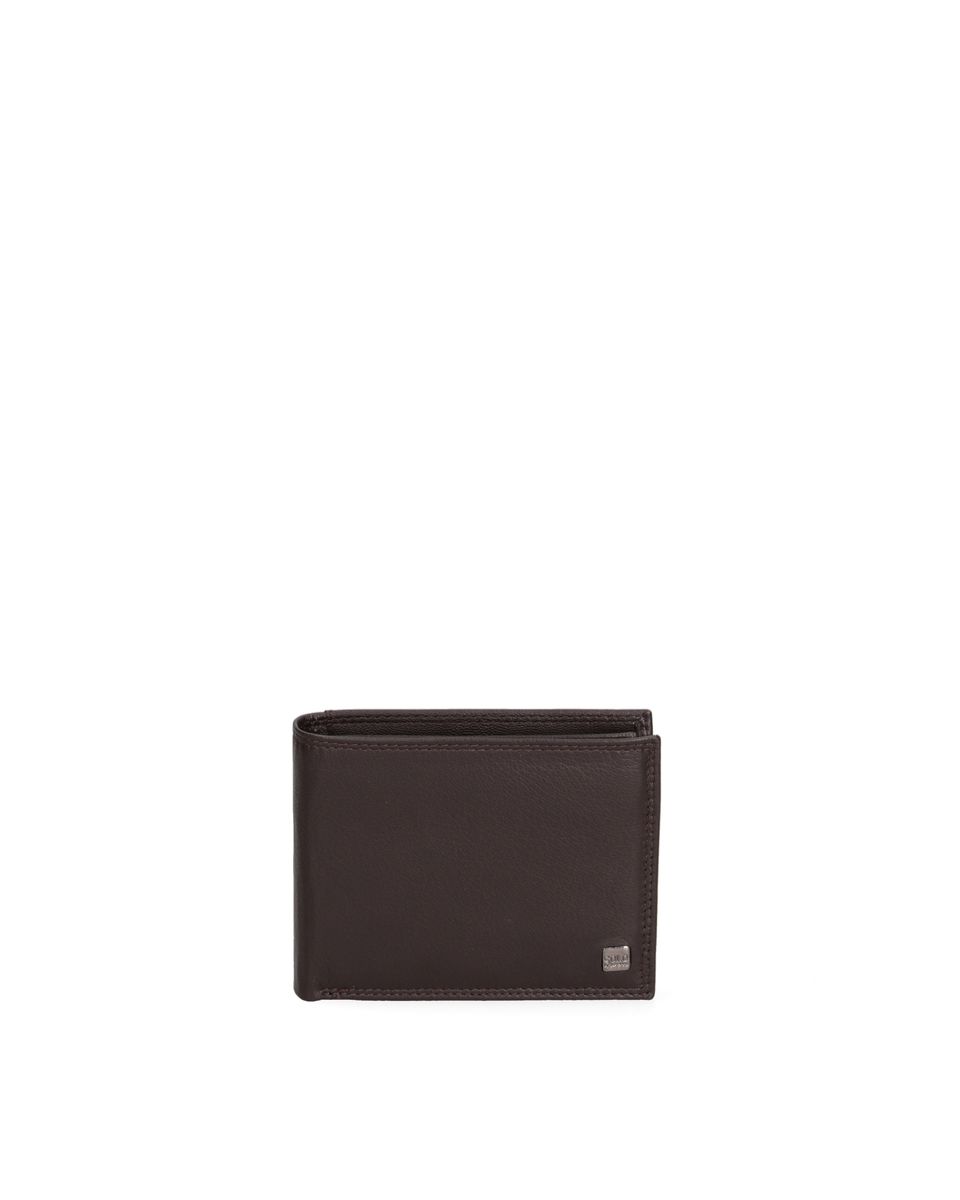 Klassische Leder-Brieftasche im Bi-Fold-Design