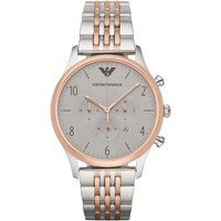 Elegante Zweifarbige Chronographen-Armbanduhr