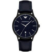 Elegante Quarzuhr mit Lederarmband