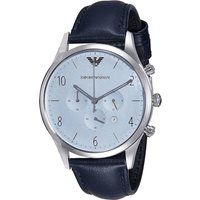 Klassischer Chronograph mit Lederarmband