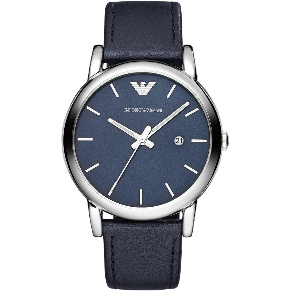 Klassische minimalistische analoge Armbanduhr
