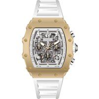 Skelett-Chronograph Racing Armbanduhr