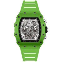 Renn-Chronograph mit Skelett-Zifferblatt