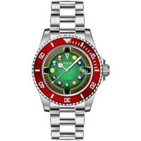Sportliche Taucheruhr mit Billard-Motiv