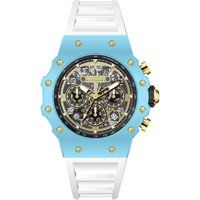 Skelett-Rennsport-Chronograph Armbanduhr