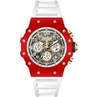 Sport-Chronograph mit Skelett-Zifferblatt