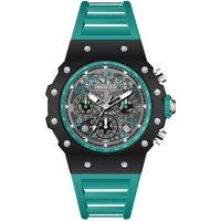 Markanter Racing-Chronograph mit Silikonarmband