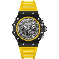 Rennsport-Inspirierte Skelett-Zifferblatt Uhr
