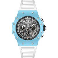 Racing-Chronograph mit strukturiertem Armband