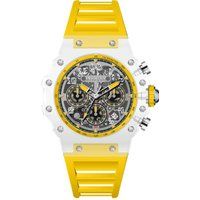 Racing-Chronograph mit transparentem Gehäuse