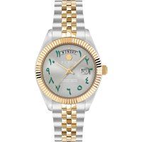 Zweifarbige Date Superlative Armbanduhr