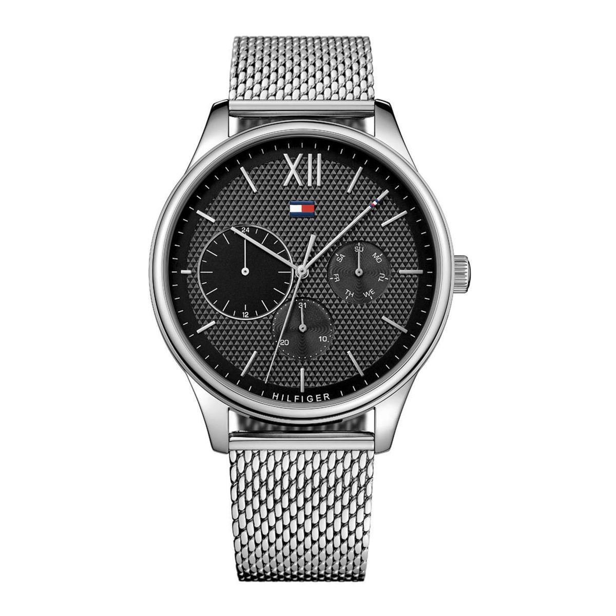 Elegante Herrenuhr mit Milanaise-Armband