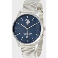 Minimalistische Analoguhr mit Mesh-Armband