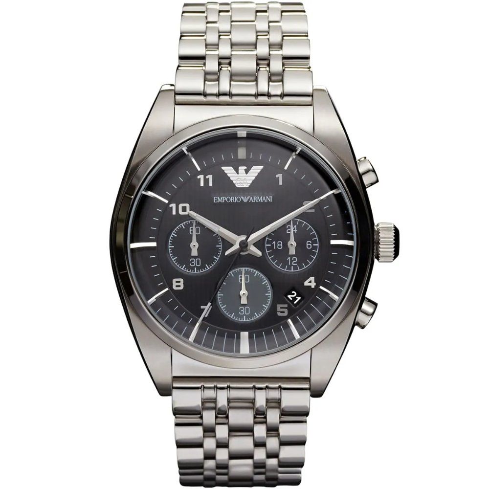 Klassischer Chronograph mit Gliederarmband