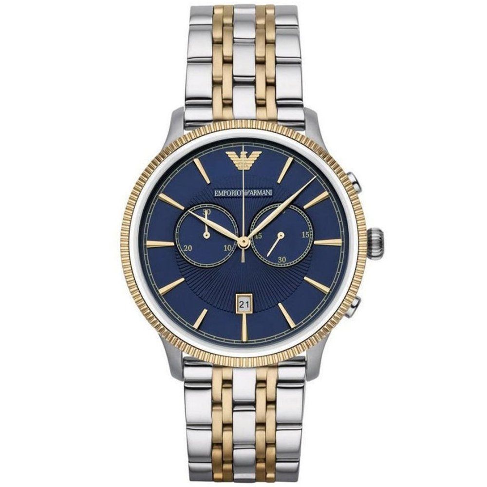 Klassischer Bicolor Chronograph Zeitmesser