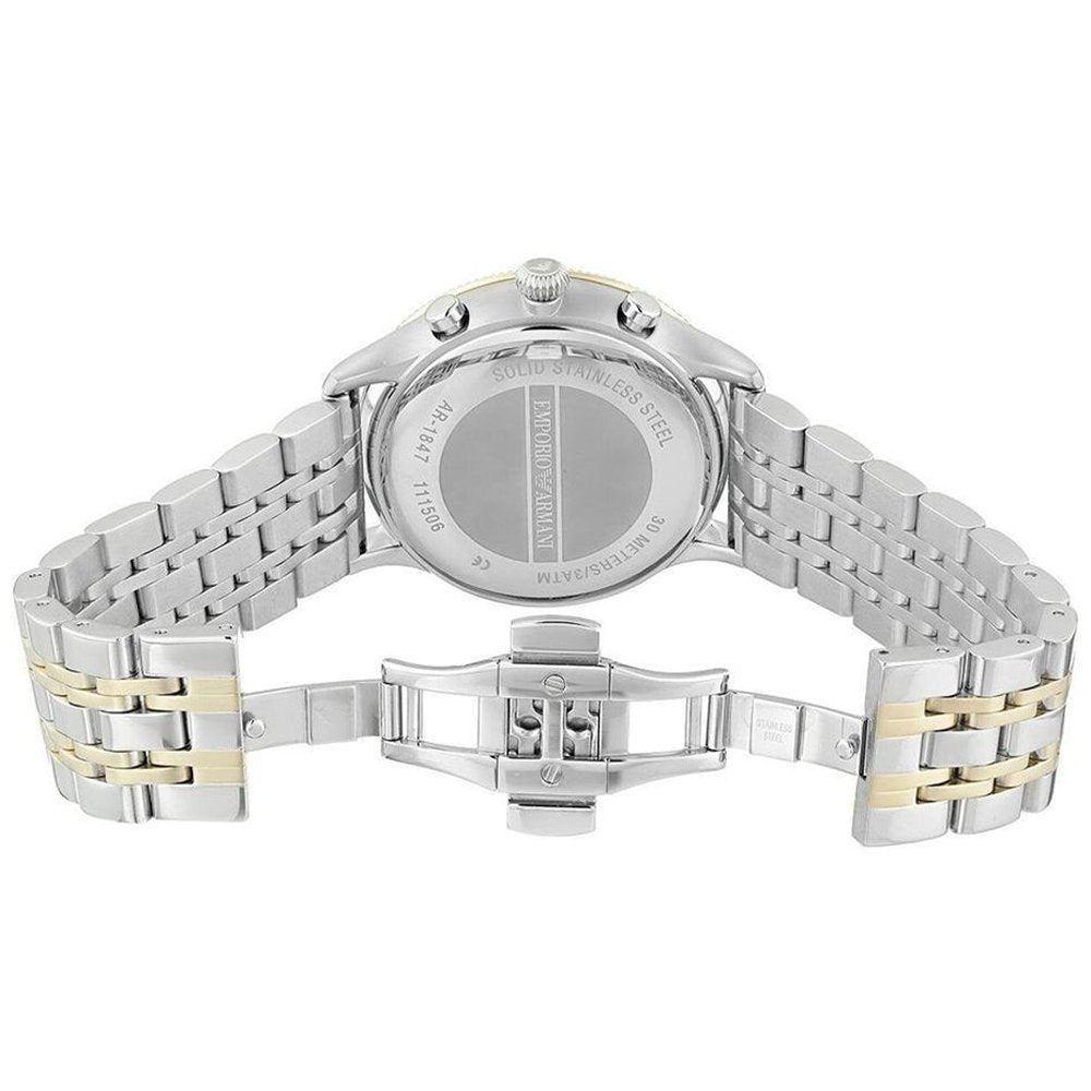 Klassischer Bicolor Chronograph Zeitmesser