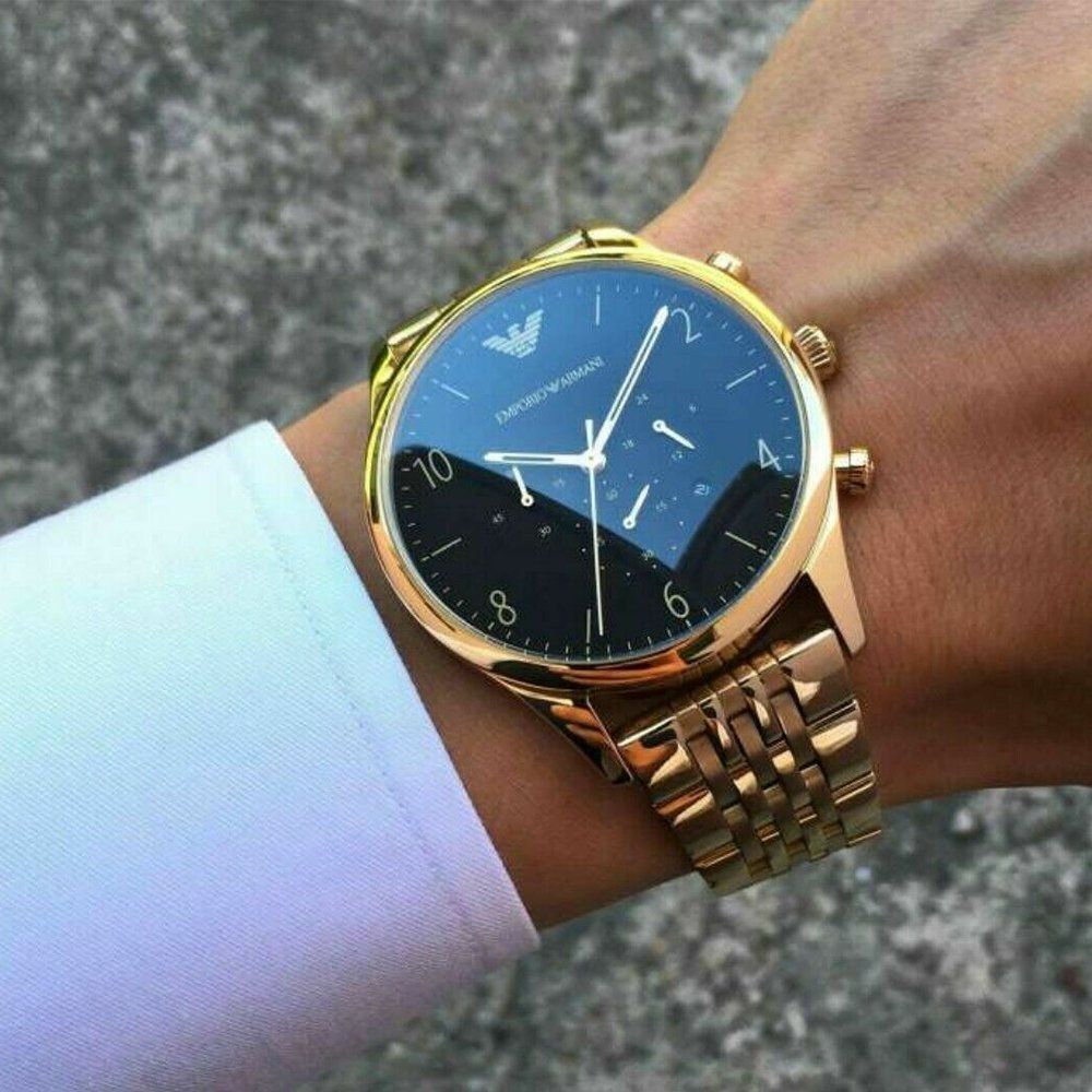 Eleganter Chronograph mit Gliederarmband