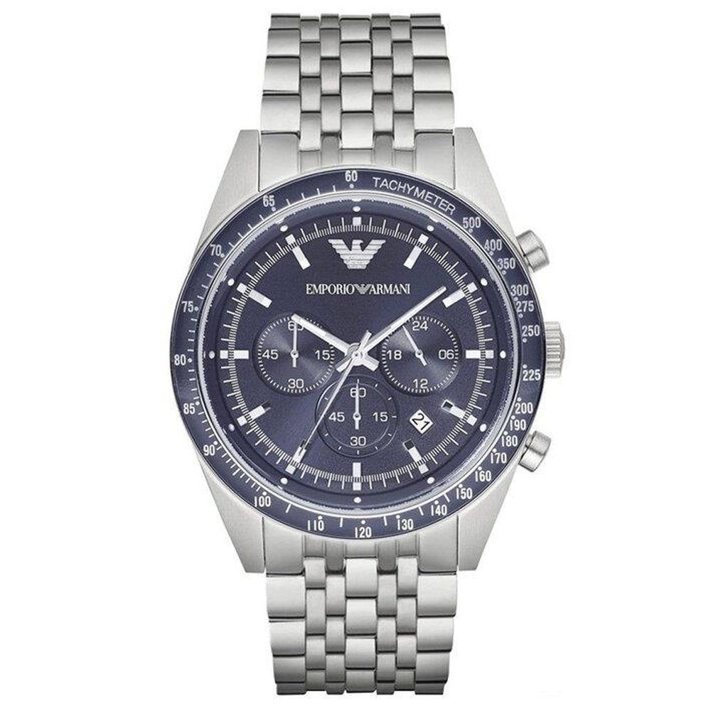 Klassischer Chronograph mit Metallarmband