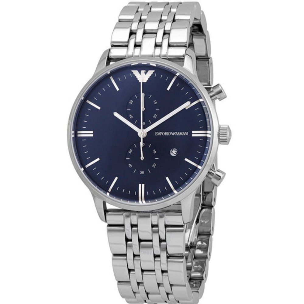 Moderner Chronograph mit Gliederarmband
