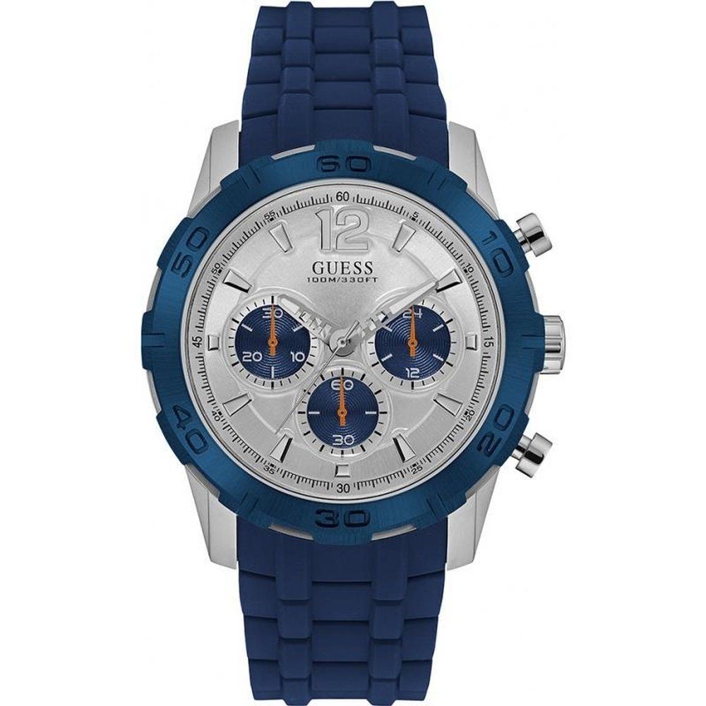 Sportlicher Chronograph mit Silikonarmband