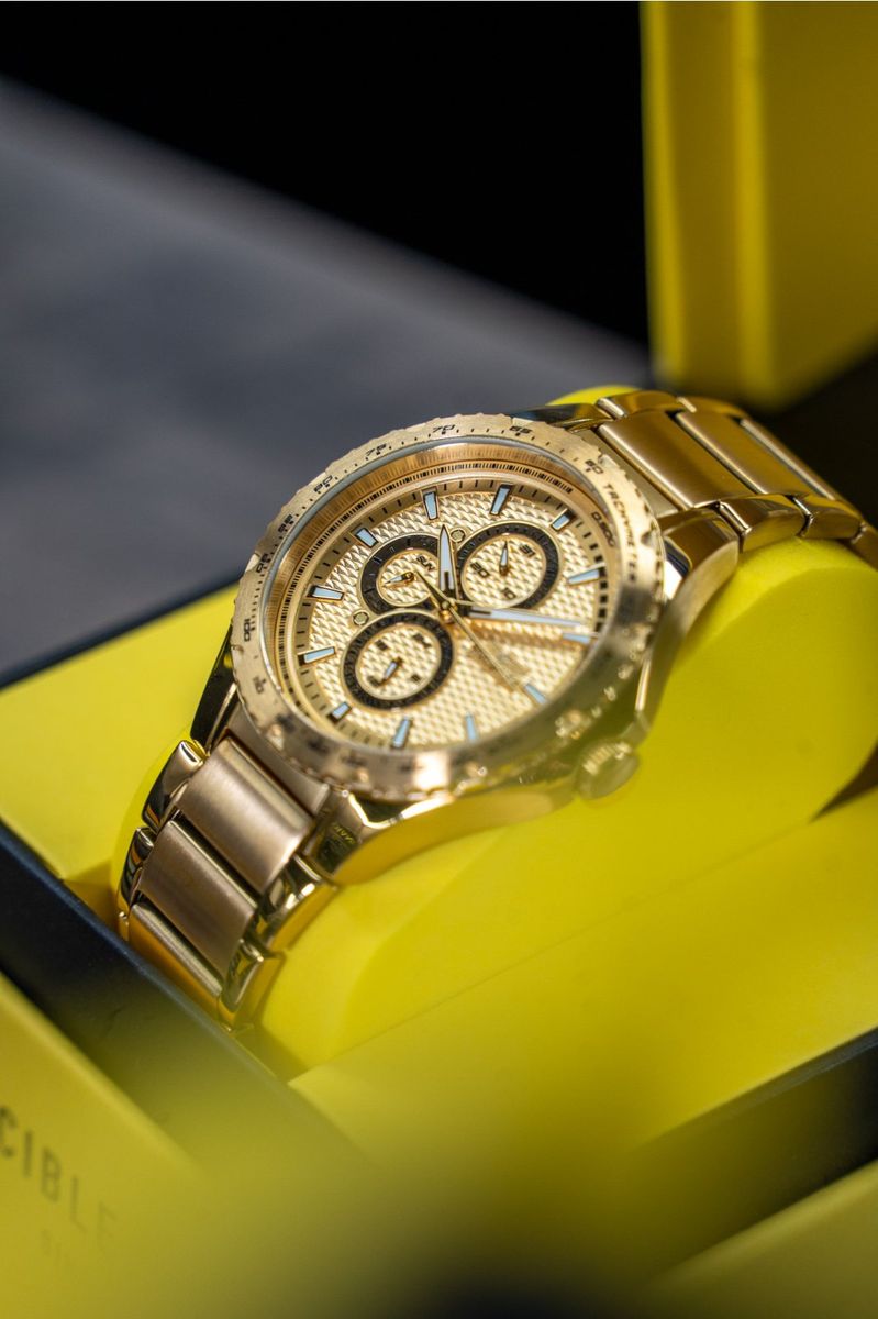 Chronographen-Armbanduhr im Aviator Stil