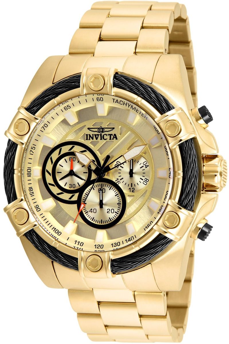 Markanter Chronograph mit Kabeldetail