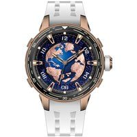 Mechanische Armbanduhr mit Erd-Zifferblatt