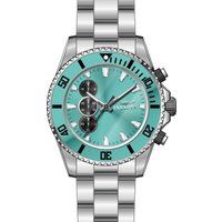 Chronograph-Taucheruhr aus Edelstahl