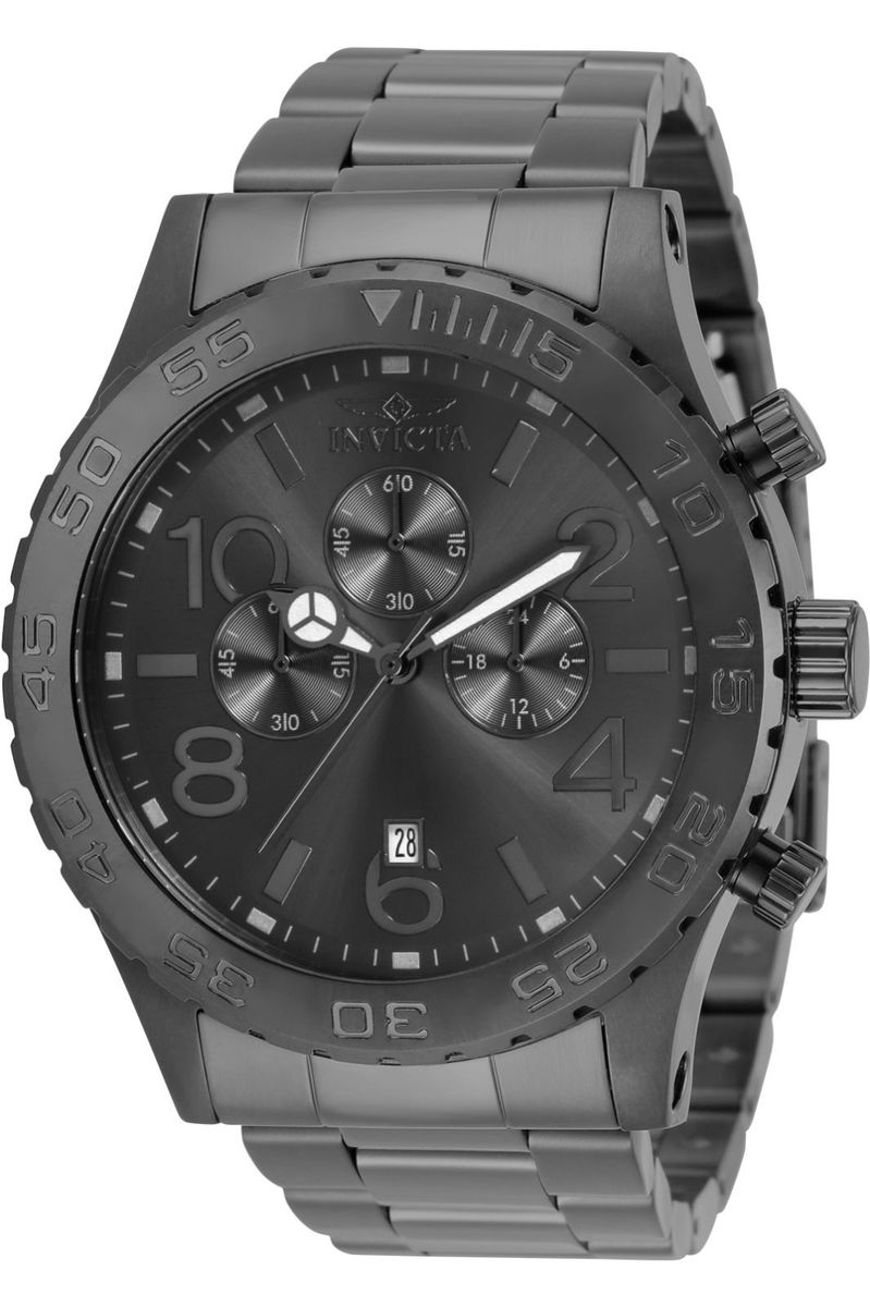 Markanter Chronograph mit Gliederarmband