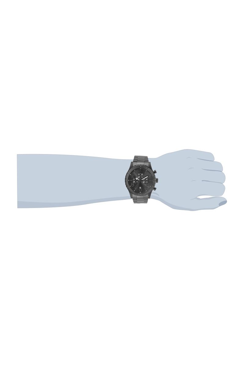 Markanter Chronograph mit Gliederarmband