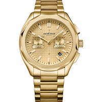 Luxuriöse goldene Chronographen-Armbanduhr