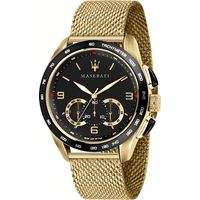 Eleganter Chronograph mit Mesh-Armband