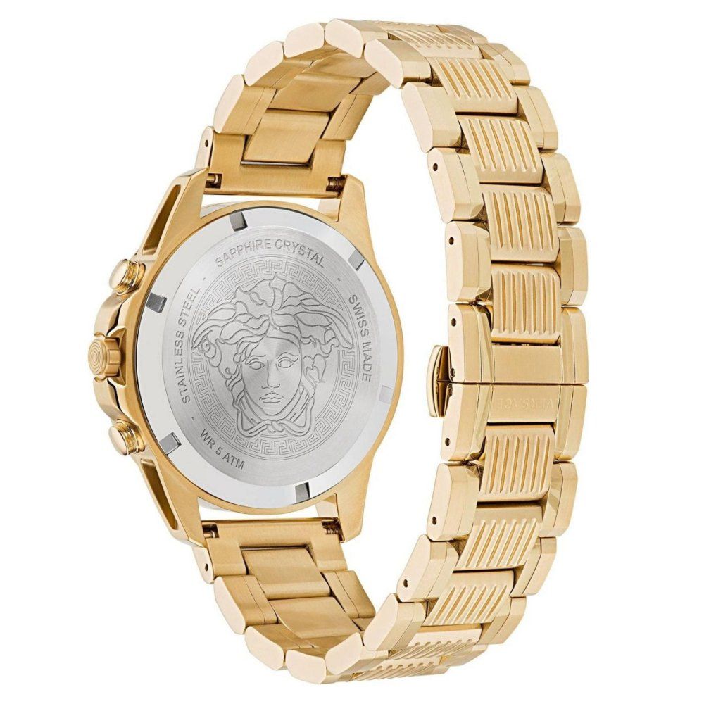 Greca Chronograph mit Metallarmband