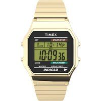 Klassische Retro-Digitaluhr mit Zugband