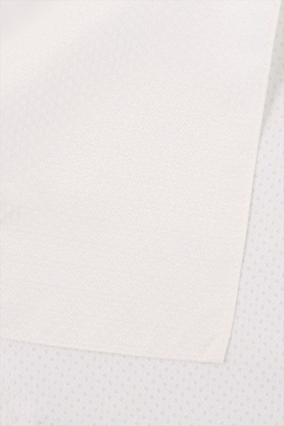 Gemustertes Off-White Einstecktuch Elegante Viskosemischung Accessoire Unisex