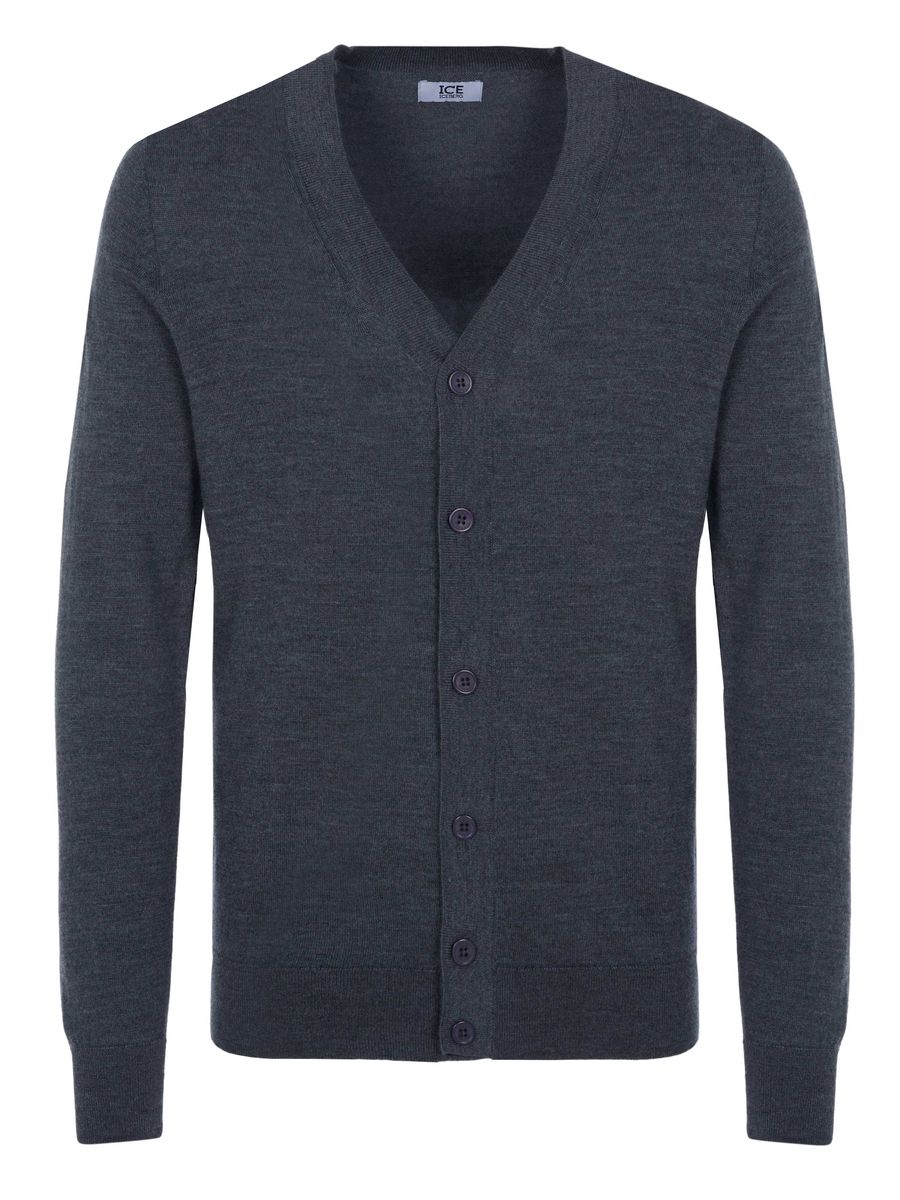 Feinstrick-Cardigan mit V-Ausschnitt