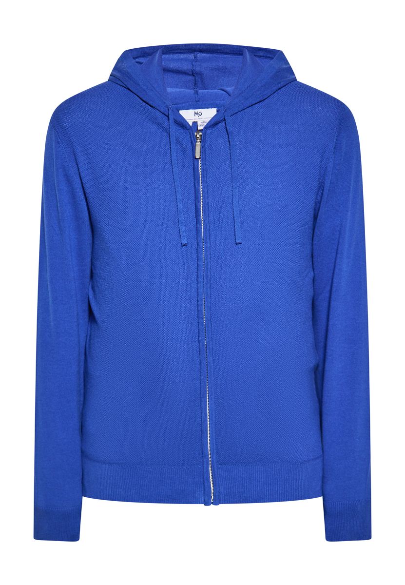 Strick-Kapuzenjacke mit Kordelzug