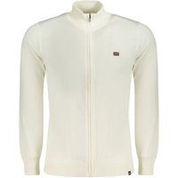 Langärmeliger Baumwoll-Cardigan mit Reißverschluss