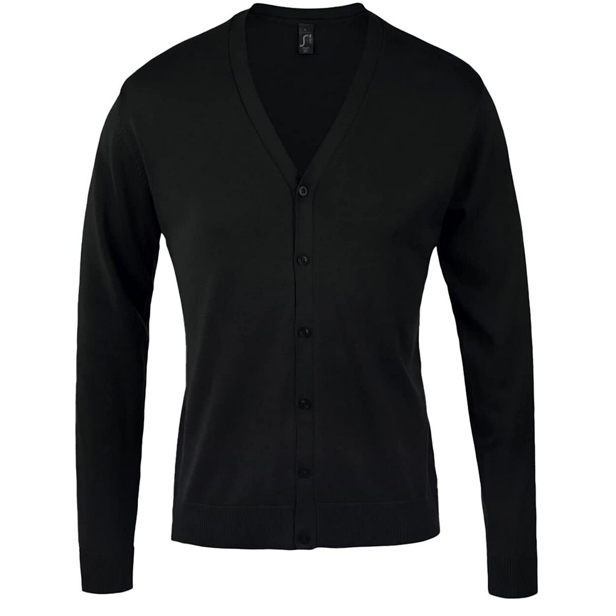 Schmal geschnittene V-Ausschnitt Strickjacke