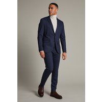Klassischer Navy-Blazer mit gerader Passform