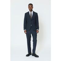Klassischer Nadelstreifen-Blazer mit gerader Passform